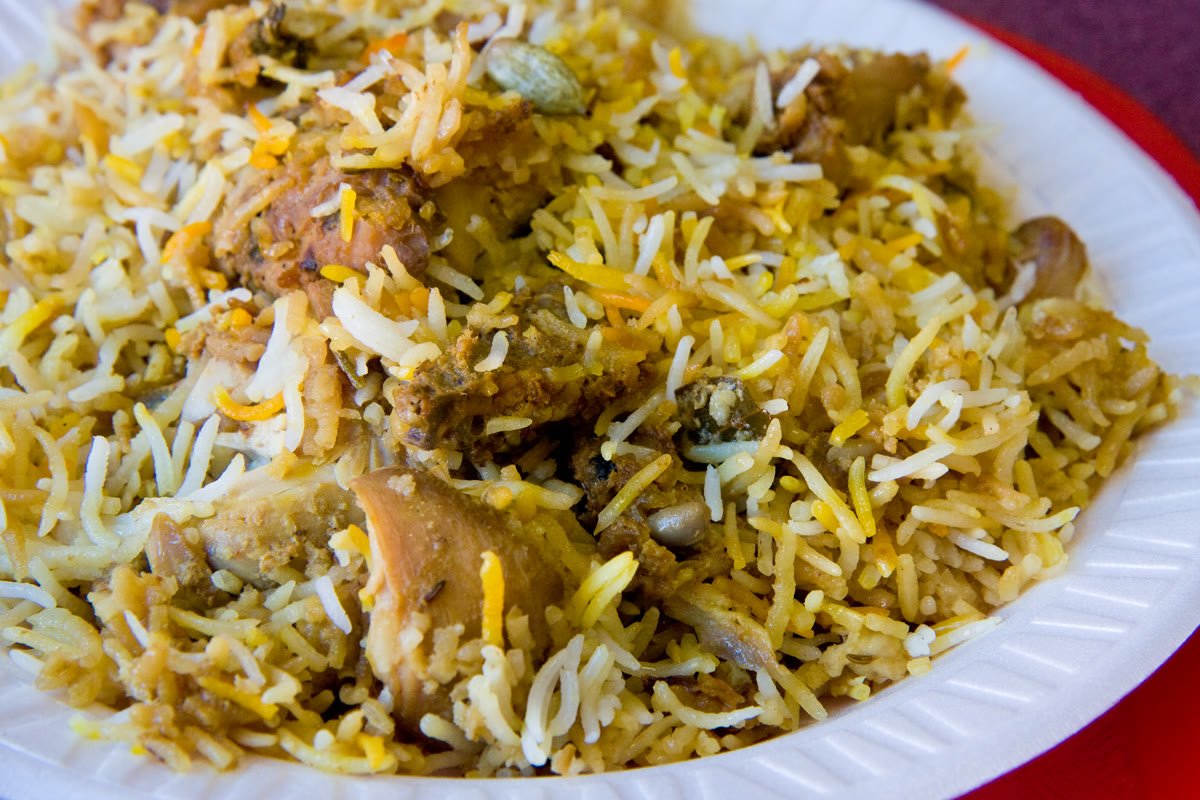 A handi of Hyderabadi chicken biryani